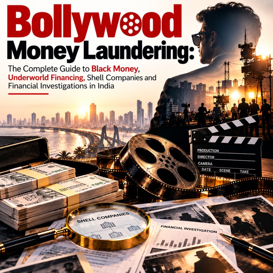 Bollywood Money Laundering: The Complete Guide to Black Money, Underworld Financing, Shell Companies and Financial Investigations in India