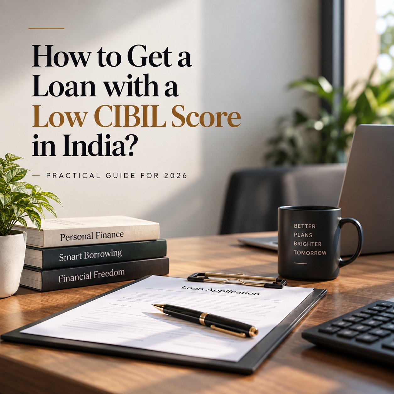 How to Get a Loan with Low CIBIL Score in India 2026 | Jora Capital